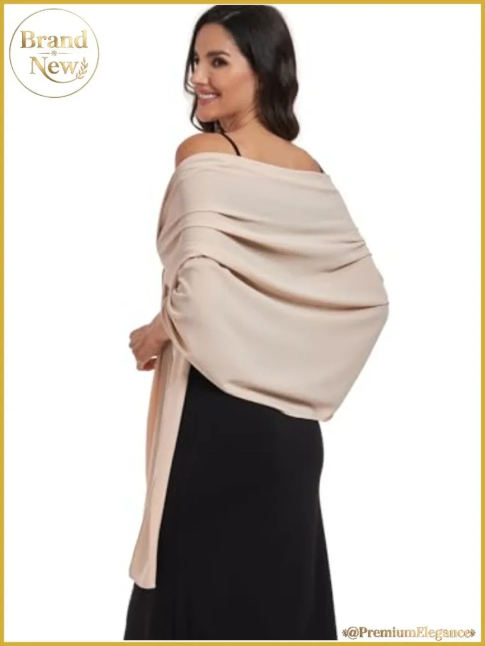 Womens Chiffon Shawl Wrap Wedding Pashmina Evening Bridal